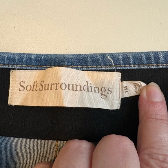 Soft surroundings pull on jeans size‎ medium tall 0434 - Picture 9 of 10